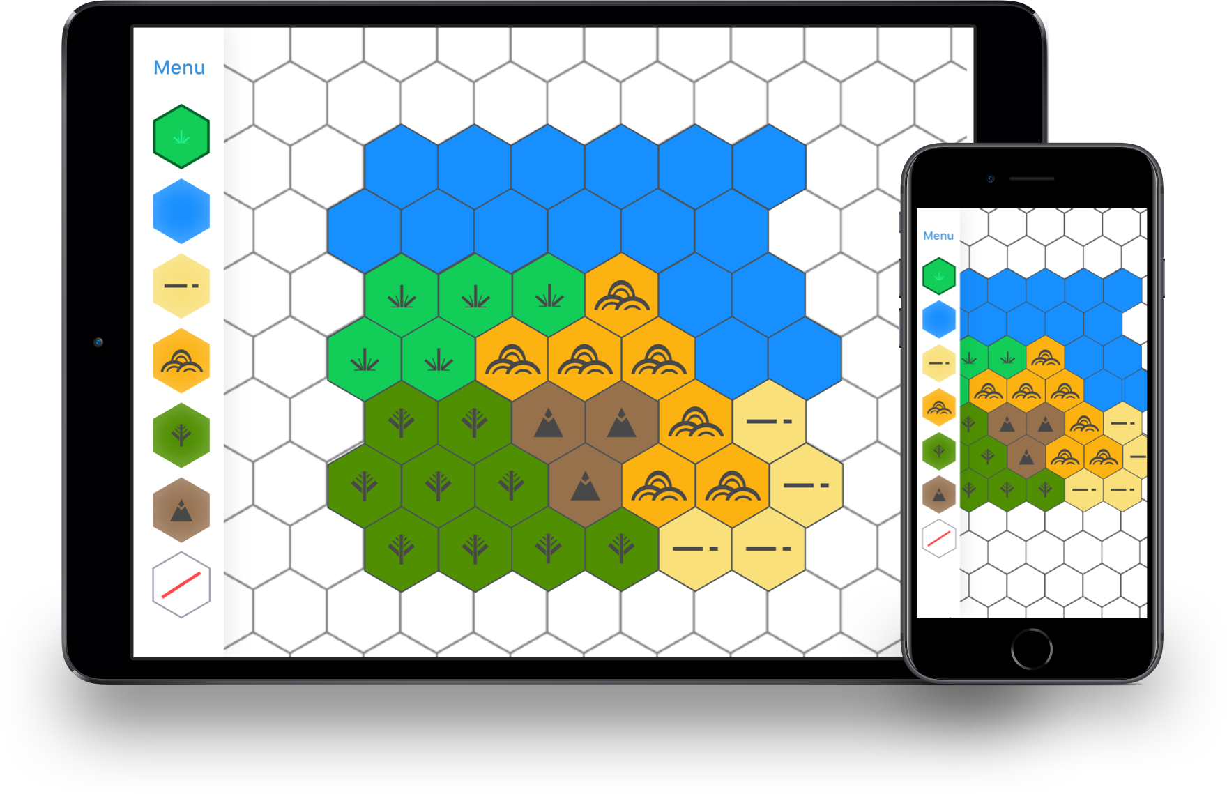 wargame hex map maker